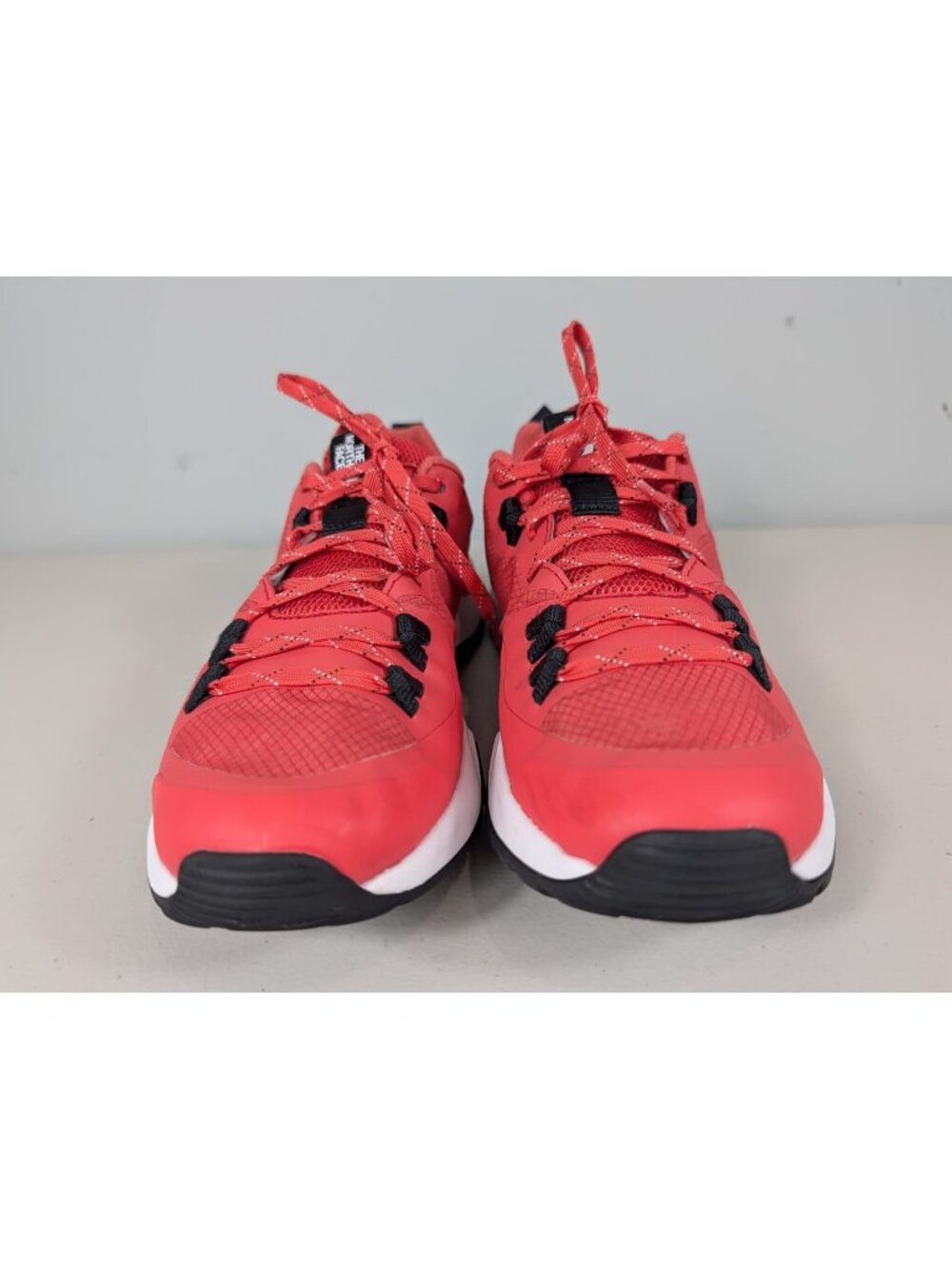 North Face women's running/walking sneakers in red size 8.5